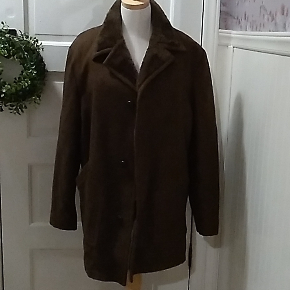 Vintage Towncraft Penneys 40 long brown winter coat